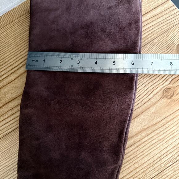 Rag & Bone Espresso Brown Suede Knee High Tall Heeled Boots Womens 37 - Picture 12 of 12